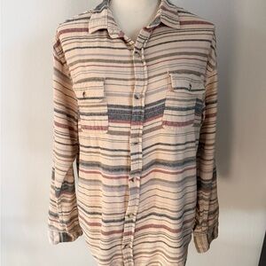 Striped Flannel Free Nature Men's Shirt